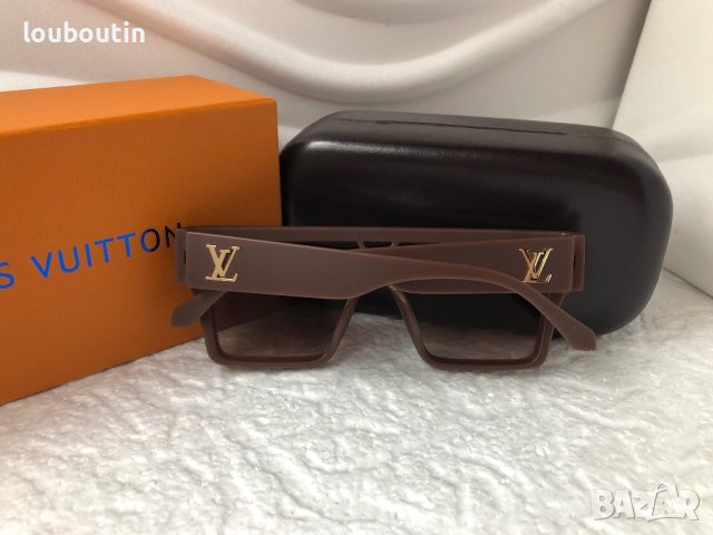 Louis Vuitton 2023 висок клас дамски слънчеви очила маска мъжки унисекс, снимка 8 - Слънчеви и диоптрични очила - 38999265