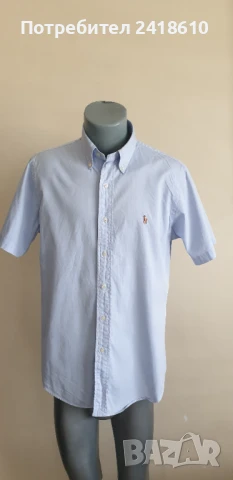 POLO Ralph Lauren Cotton Custom Fit Mens Size 15 1/2 - 39 - M  ОРИГИНАЛНА Риза!, снимка 9 - Ризи - 51205102