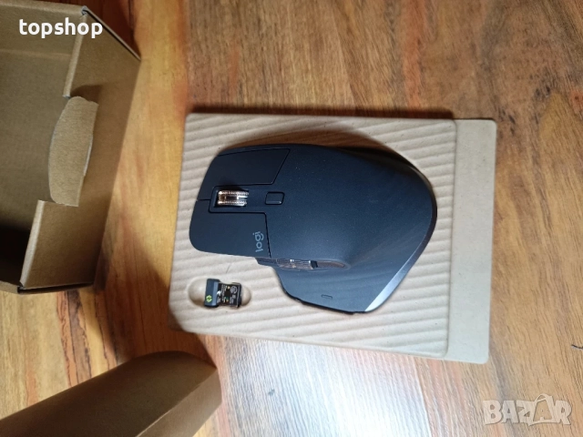 ЧИСТО НОВА С ЛЕПЕНКА Безжична мишка Logitech MX Master 3S ултрабързо скролиране, ергономична, 8K DPI, снимка 13 - Клавиатури и мишки - 51628723