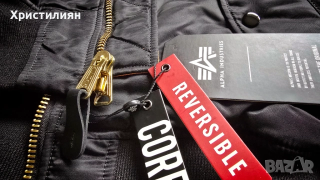 ALPHA INDUSTRIES MA-1 Heritage Bomber Jacket - S, снимка 3 - Якета - 53455905