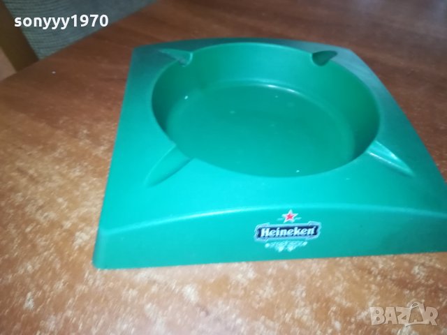 heineken 18х18х3см голям пепелник внос испания 1809211615, снимка 6 - Колекции - 34174552