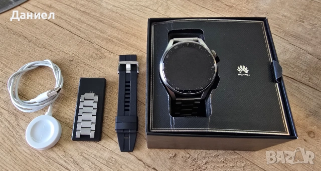 Титаниев часовник Huawei watch 3 oro LTE , снимка 8 - Мъжки - 53350294