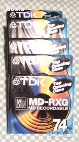Чисто нови MiniDisk TDK MD-RXG 74, снимка 1