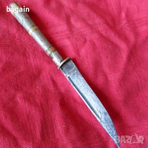 Османски нож, снимка 3 - Антикварни и старинни предмети - 53844997
