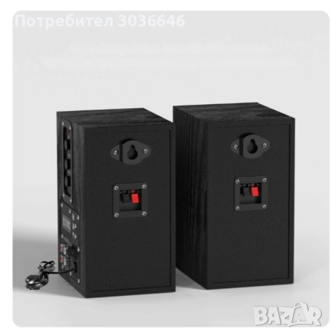 Комплект активни стерео колони Elimavi BT-04 30W с 4" говорители и тон контрол (настолни/рафтови), снимка 4 - Други услуги - 52753438