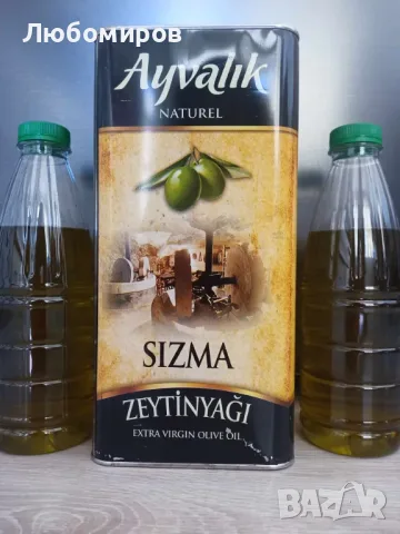 Зехтин Ayvalik Extra Virgin от зелена маслина - 5л тенекия