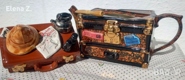 Разкошен винтидж чайник Африканско сафари , снимка 10 - Декорация за дома - 53807911