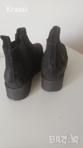 Черни боти Musette 37, снимка 5 - Дамски боти - 52024149