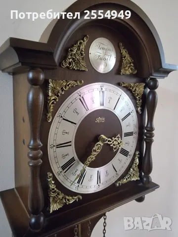 Старинен стенен часовник AMS, снимка 4 - Стенни часовници - 49753648