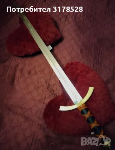 Рицарски меч , снимка 4 - Антикварни и старинни предмети - 50413472