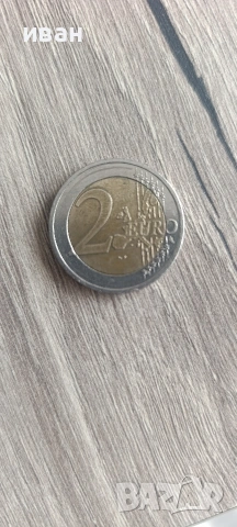 монета 2€ Австрия 2002г., снимка 2 - Нумизматика и бонистика - 53693208