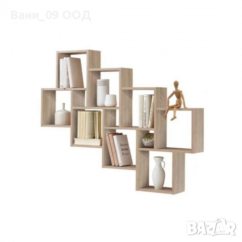 Страхотна голяма стенна етажерка-2 размера и цвята