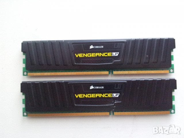 Рам памет CORSAIR VENGEANCE 8GB kit(2x 4GB)1600MHz DDR3 RAM за наст. компютър, снимка 4 - RAM памет - 40208088