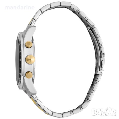 JUST CAVALLI 🍊 Мъжки часовник с хронограф SILVER "BLACK & GOLD" нов с кутия и 2г. гаранция, снимка 5 - Мъжки - 40442246