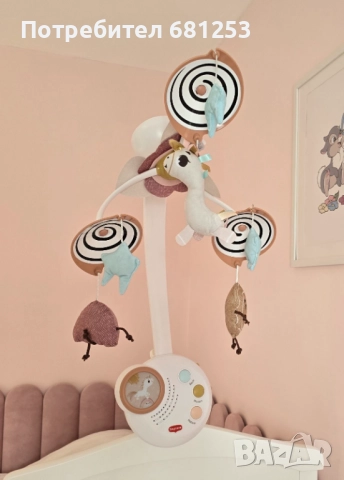 Музикална въртележка 2 в 1 Tiny Love Unicorn Wonderlands - Еднорог