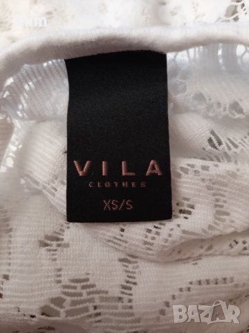 Vila XS/S Бяла дантелена рокля за елегантна дама , снимка 6 - Рокли - 40992731