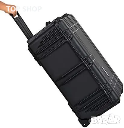 Нов Здрав Водонепроницаем Куфар с Дръжка за Пътуване Черен 31 инча за техника Електроника, снимка 6 - Други стоки за дома - 49956908