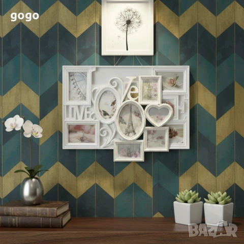 декоративна фоторамка за 7 снимки, снимка 2 - Декорация за дома - 53774153