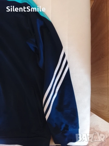 Adidas висок клас спортна горница с цип , снимка 4 - Спортни дрехи, екипи - 53678201