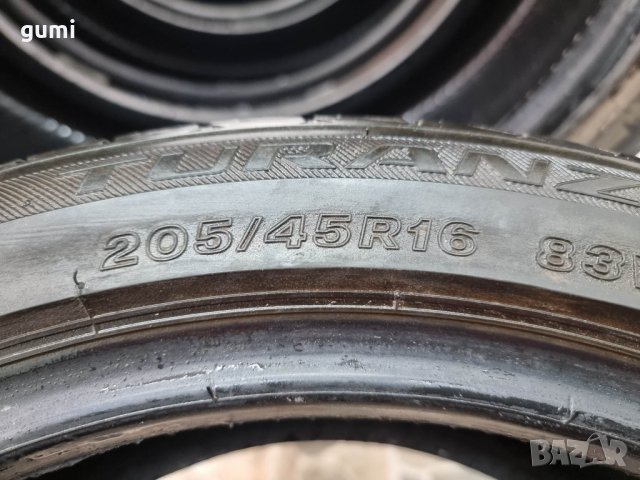 4бр летни гуми 205/45/16 Bridgestone C222 , снимка 6 - Гуми и джанти - 42036600