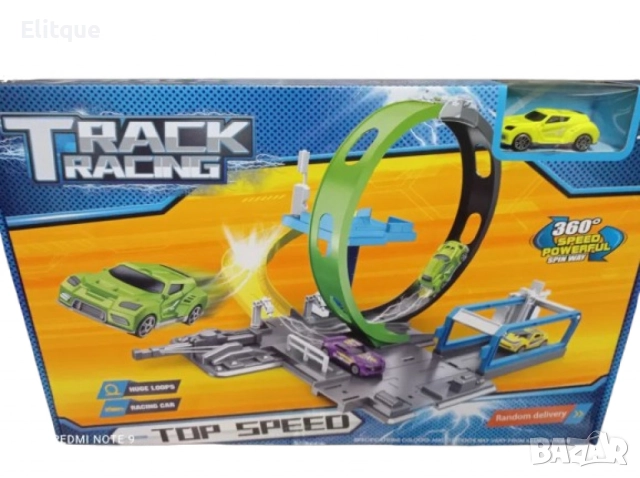 Детска състезателна писта с 360° завъртания, снимка 3 - Коли, камиони, мотори, писти - 52787231