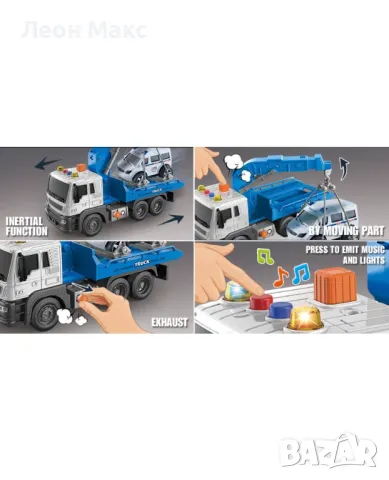 Играчка камион пътна помощ музика и светлини, 1:16, снимка 2 - Коли, камиони, мотори, писти - 48255648