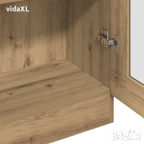 vidaXL Библиотека, дъб артизан, 82,5x30,5x185 см, инженерно дърво, снимка 7 - Етажерки - 56146977