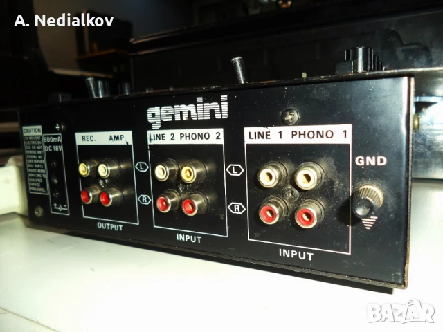 DJ.mixer Gemini PMX-15A, снимка 2 - Ресийвъри, усилватели, смесителни пултове - 50552574