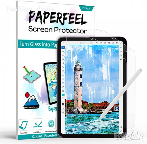 Нови 2 броя екранен протектор за таблет iPad Mini 6th 2021 8,3 инча Защита