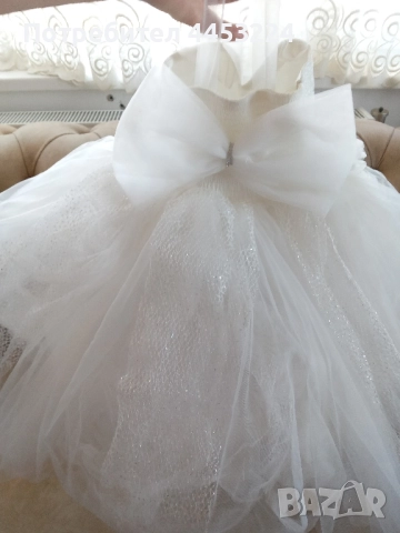 Официална рокличка за шаферка или за кръщене, снимка 8 - Бебешки рокли - 51533654