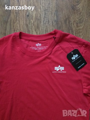 alpha industries 188505/328 speed red - страхотна мъжка тениска НОВА, снимка 9 - Тениски - 40251408