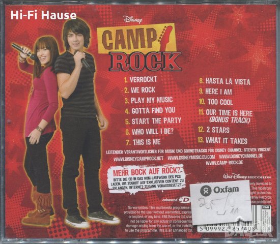 Camp Rock, снимка 2 - CD дискове - 36000396