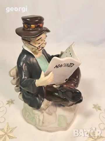 ретро керамична статуетка старец 23/4