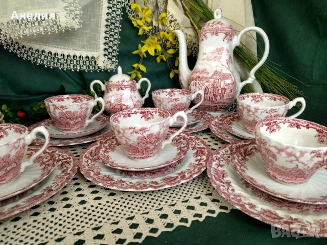 Англия сетове и чайник , снимка 2 - Чаши - 52798222