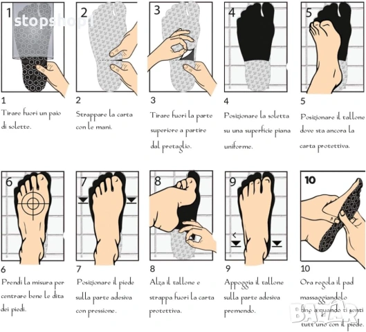 L'ORIGINALE - Хипоалергенни розови лепящи стелки - 1 чифта в опаковка - Насладете се на дейностите с, снимка 6 - Други - 53827740
