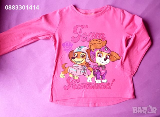 Тънка блуза с дълъг ръкав Скай от Пес Патрул 116 размер 