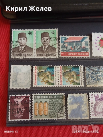 Стари пощенски марки от цял свят смесени ИНДОНЕЗИЯ, АМЕРИКА, АВСТРАЛИЯ за КОЛЕКЦИЯ 51940, снимка 2 - Филателия - 53198837