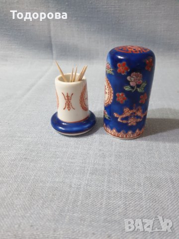 Порцеланов японски съд за клечки за зъби, снимка 4 - Други - 35724762