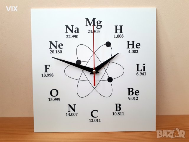 Стенен часовник Химия