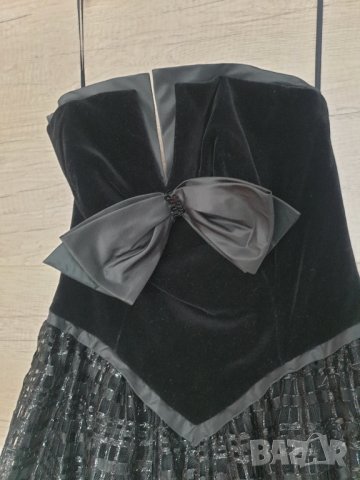 Черна винтидж рокля от LABORN MODELL, снимка 4 - Антикварни и старинни предмети - 41079241