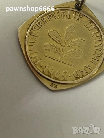 Златна висулка 8 карата, снимка 3 - Колиета, медальони, синджири - 52335427