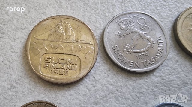 Монети. Финландия. Финланско пени и марка. 8 бройки., снимка 10 - Нумизматика и бонистика - 42361475