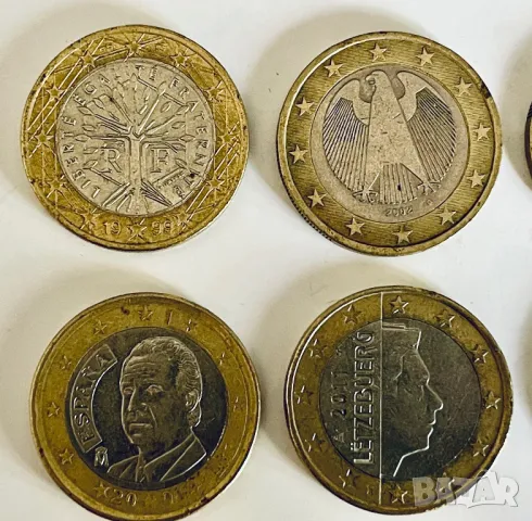 8 монети от 1 Евро - различни държави, снимка 2 - Нумизматика и бонистика - 47592830