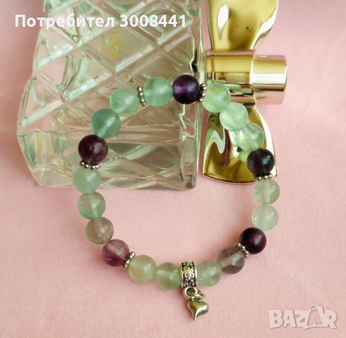 Гривна от фЛУОРИТ  –  камъкът на ГЕНИЯ