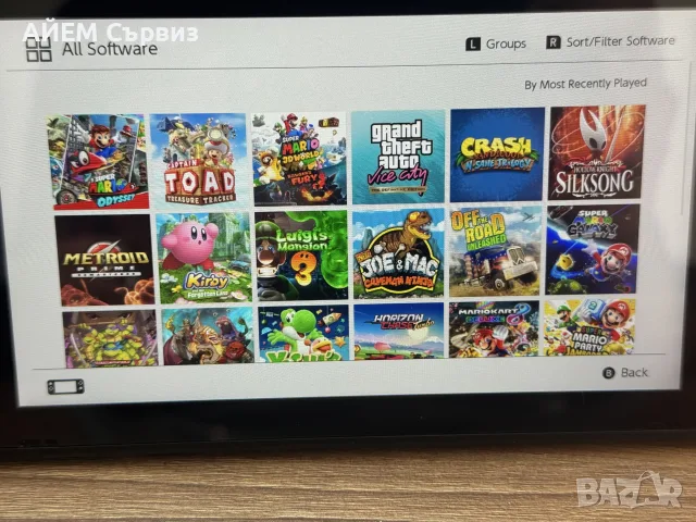 Nintendo Switch с поставен чип и 128GB, снимка 9 - Nintendo конзоли - 55801598