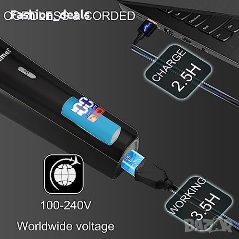 Нов Комплект  Професионална машинка тример за подстригване коса брада /Мъже , снимка 8 - Тримери - 41662531