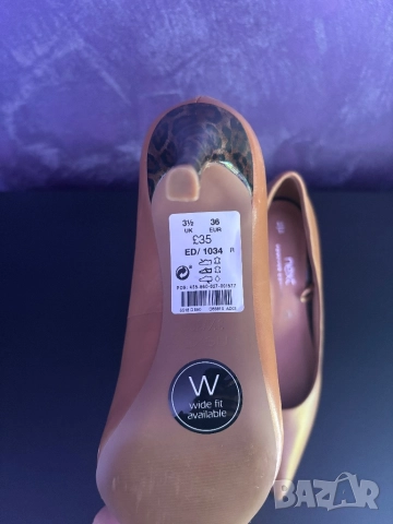 Next обувки на висок ток в цвят карамел, размер 36.5, снимка 8 - Дамски обувки на ток - 52319580