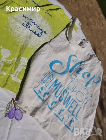 Платнени шопинг торбички "Управлявайте стреса" и "Пазарувайте, докато не паднете "3 ЛВ. ЗА БР, снимка 2 - Други - 47328721