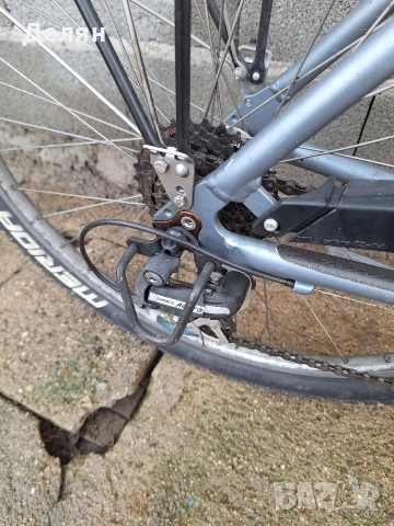 Велосипед INTERBIKE 26",алуминиева рамка,преден амортисьор,скорост 3×8,монтаж SHIMANO ACERA,фар, снимка 8 - Велосипеди - 53600242
