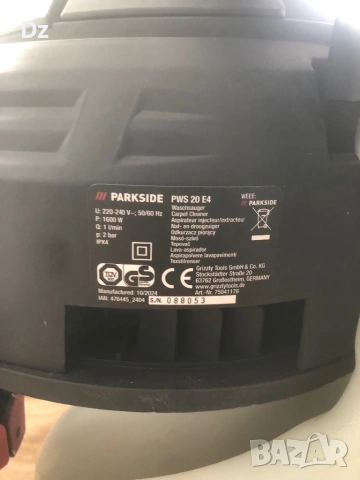 Перяща прахосмукачка Parkside, снимка 3 - Прахосмукачки - 53629260